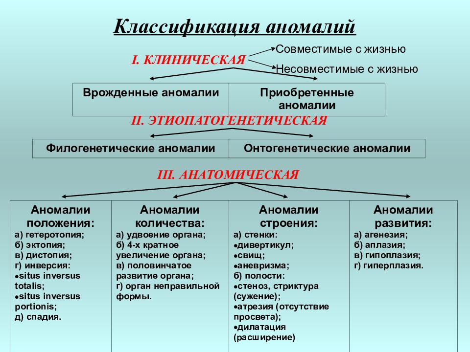 Формирование классификации. Классификация врожденных пороков. Классификация врожденных пороков развития. Классификация аномалий. Классификация врожденных аномалий.