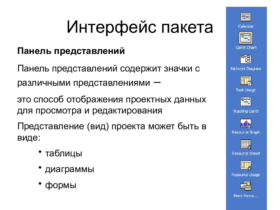 Интерфейс это. Пакетный Интерфейс. Панель представлений. Пакеты и интерфейсы. Пакетный Интерфейс пример.