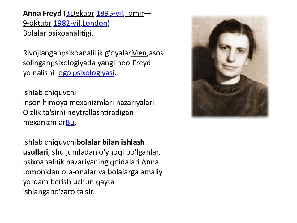 SHAXSIYAT NAZARIYALARI xorijiy