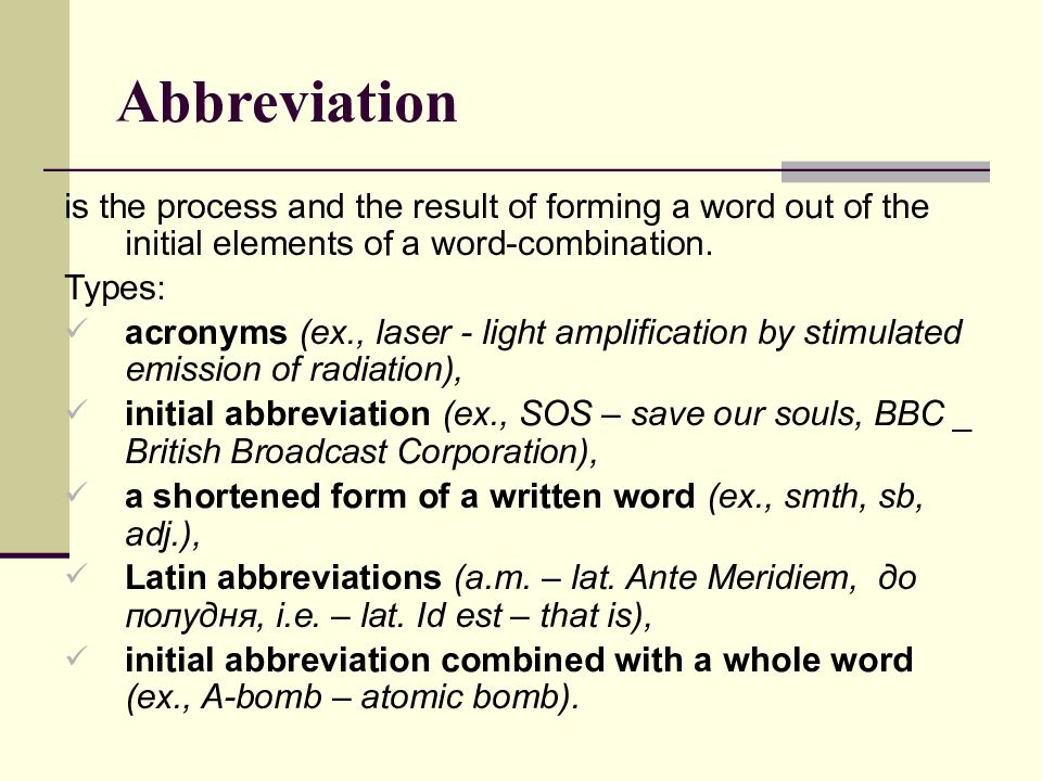 Ис аббревиатура. Types of abbreviations in English. Abbreviation is. Аббревиатура is. Abbreviation примеры.