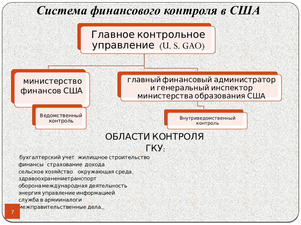 Система финансового контроля. Финансовый контроль США. Государственный финансовый контроль в США. Система финансового контроля в США.