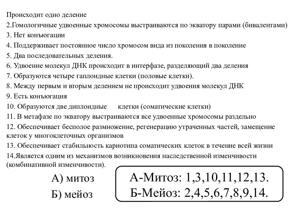 Происходит 1 деление. Происходит одно деление. Происходит в 1 деление. Гомологичные удвоенные хромосомы вида из поколения в поколение. . Гомологичные удвоенные хромосомы выстраиваются по экватору парами.