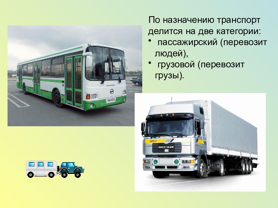 Перевозки грузов и пассажиров автомобильным транспортом