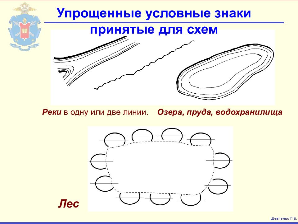 Две линии. Упрощенные условные знаки принятые для схем.