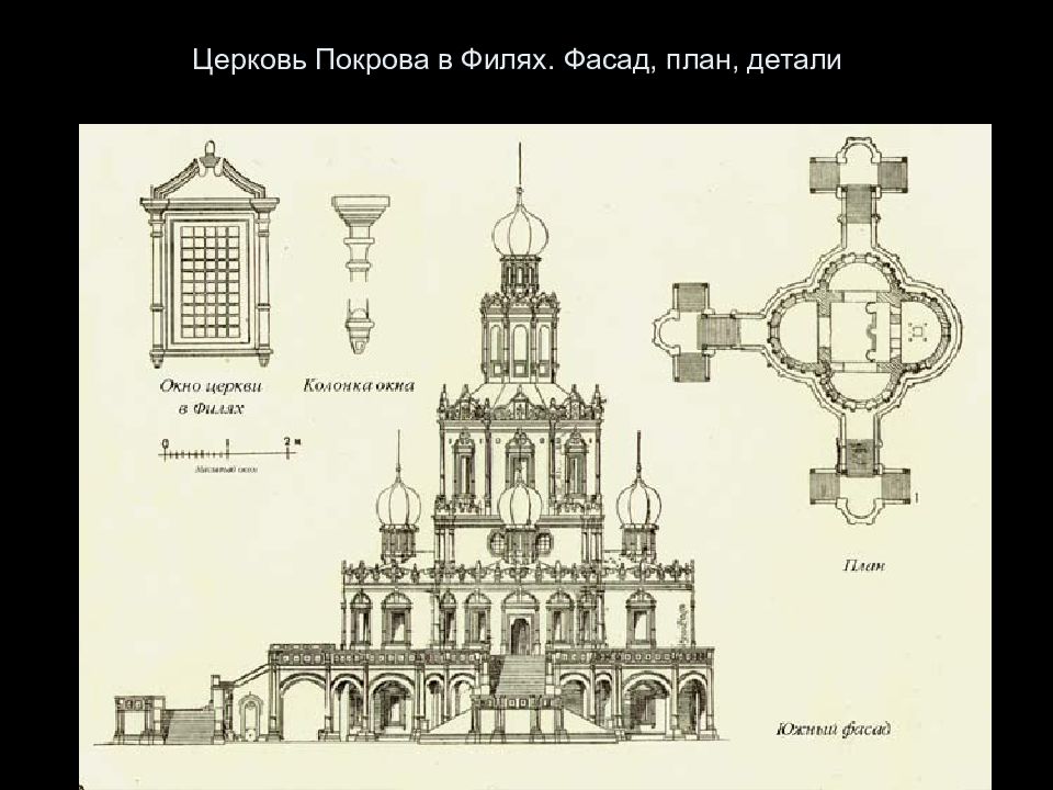 План детали. Церковь Покрова в Филях отмывка. Храм Покрова в Филях план. Храм Покрова в Филях фасад. Церковь Покрова в Филях план схема фасада.