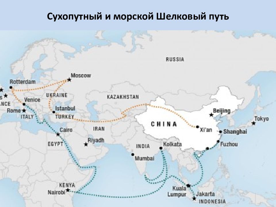 Проект нового шелкового пути