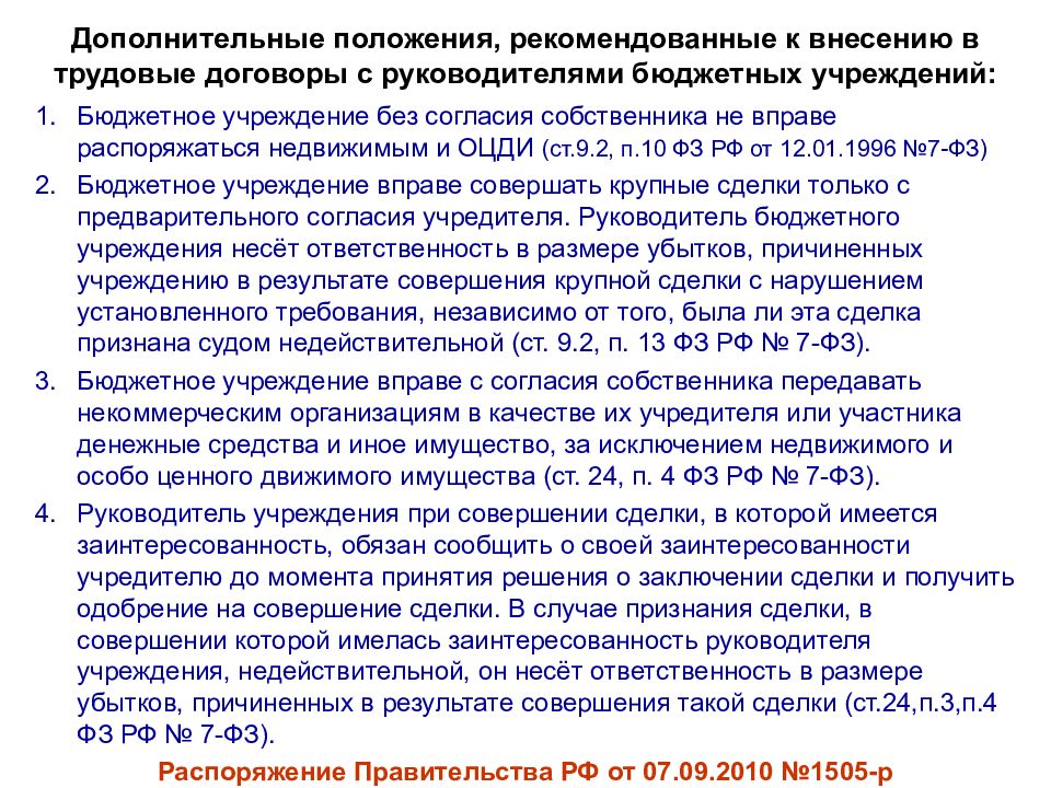 Дополнительные положения. Права и обязанности руководителей казенных учреждений. Рекомендуемые положения. Дополнить положение приложением. Вспомогательное положение аттчменп.