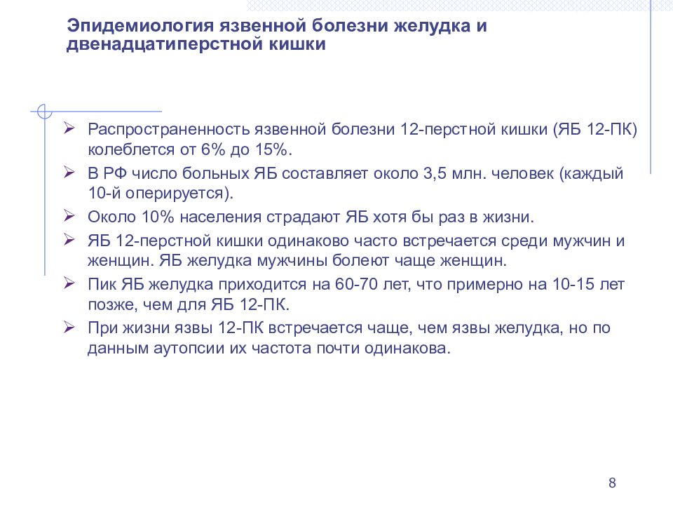 Потеря веса при язве двенадцатиперстной кишки. Протокол лечения язвенной болезни.