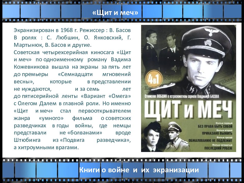 Твой горький. Экранизированные книги презентация. Щит и меч афиша. Экранизация Кожевников щит и меч. Щит и меч Режиссер.