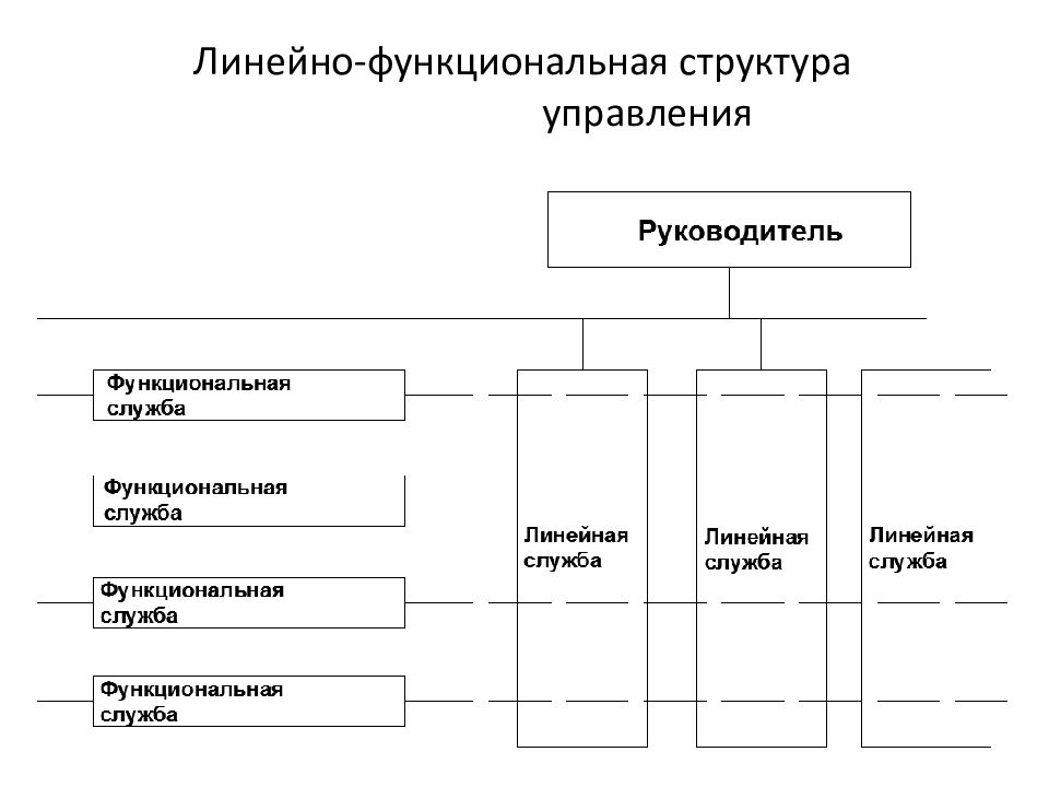 Вертикальные функциональные связи. Линейно-функциональная структура предприятия схема.