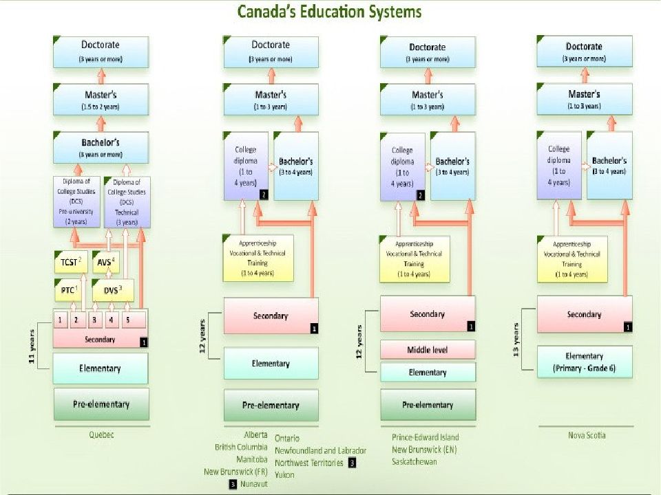 Система образования канады презентация