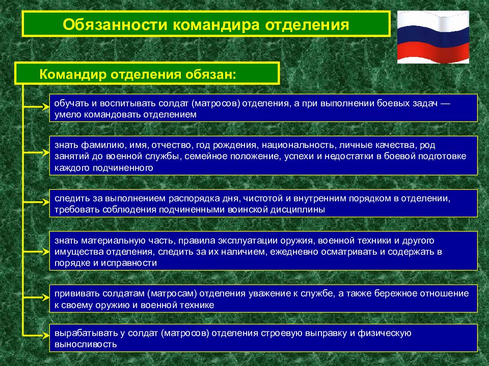 Обязанности командира отделения. Функциональные обязанности командира. Обязанности командира отделения Вооруженных сил. Устав командира отделения. Обязанности командира отделения вс РФ.