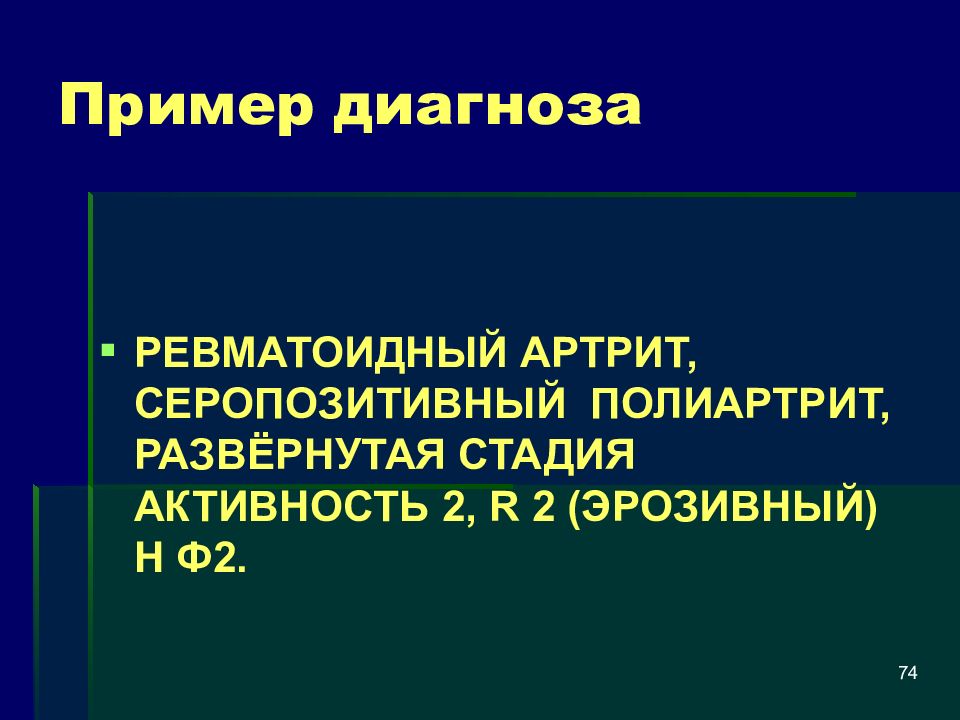 Серопозитивный артрит мкб 10