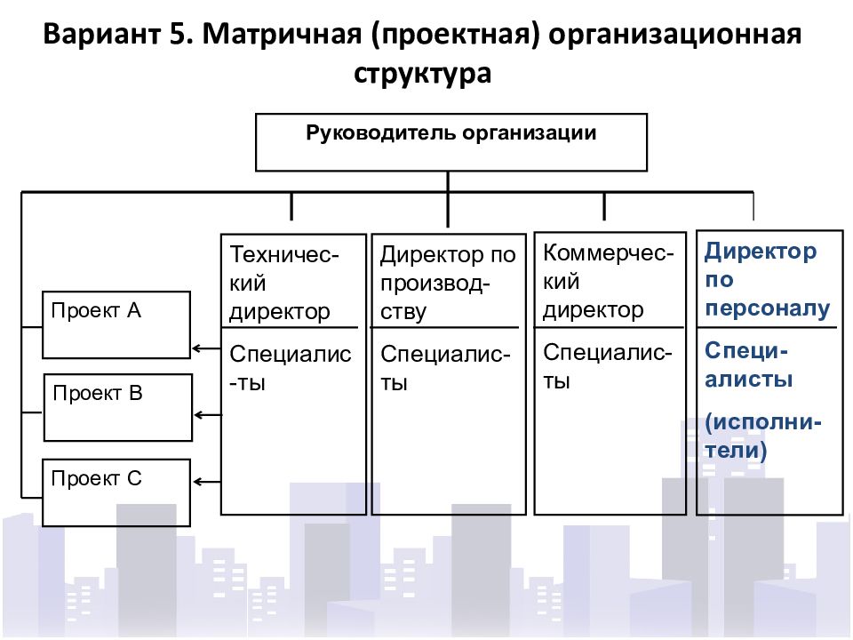 Проектно матричная структура