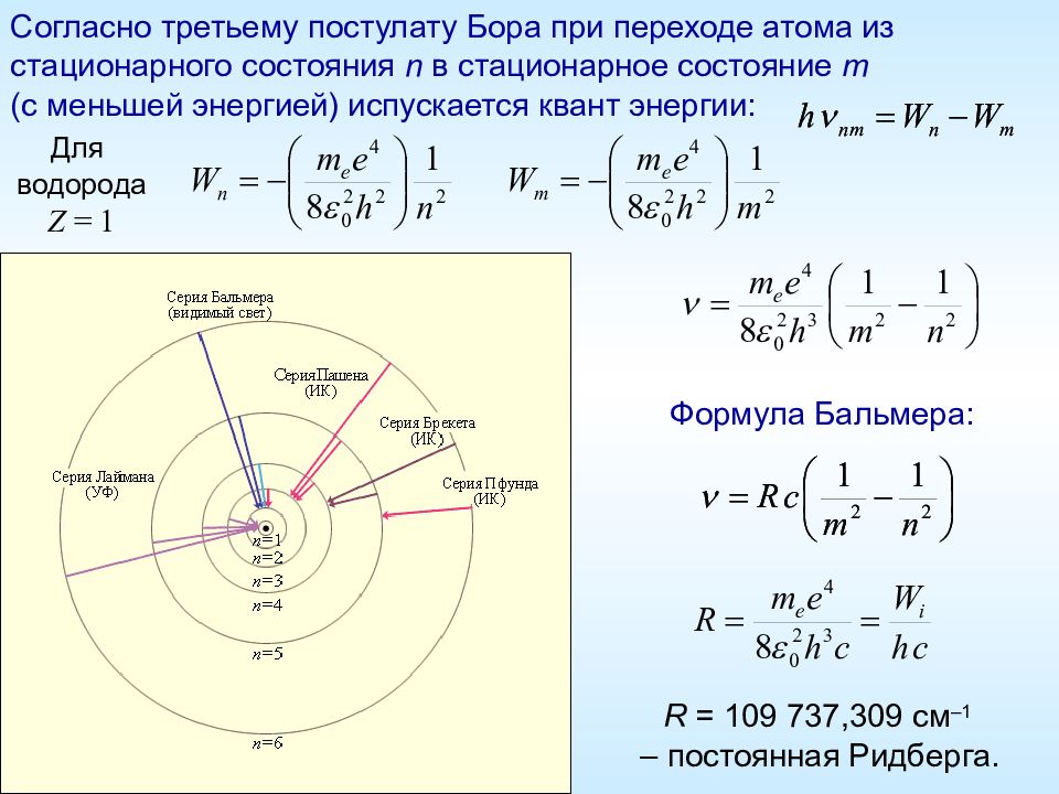 Энергия перехода электрона. Стационарное состояние атома. Стационарные состояния атома водорода. Стационарная состояния атома Вдород. Основное стационарное состояние атома водорода.