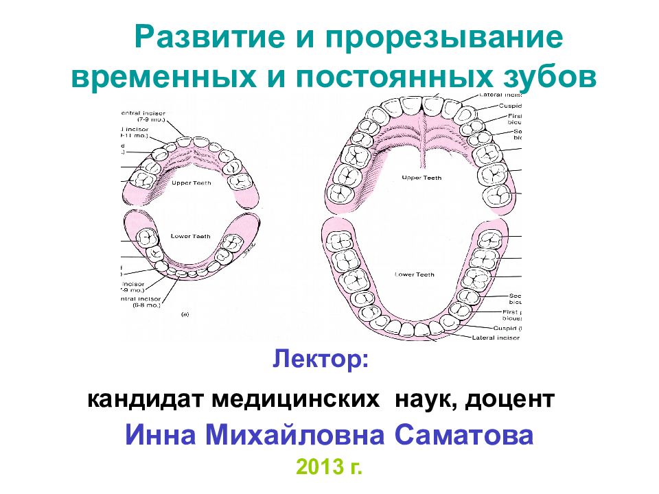 Болезни прорезывания зубов презентация