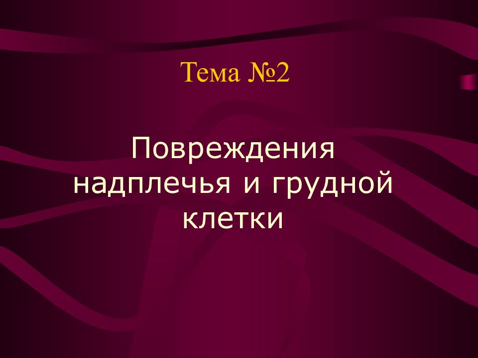 Тема №2