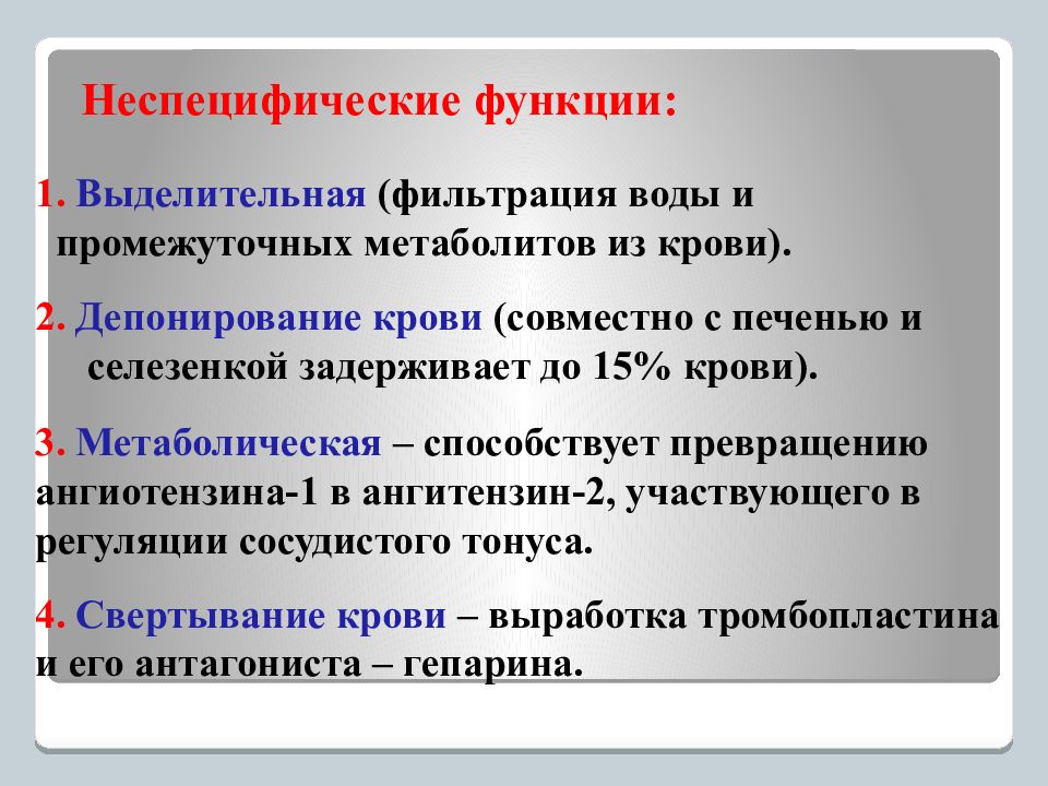 Депонирование это. Неспецифические функции. Депонирование крови. Органы депонирующие кровь. Функция депонирования крови.