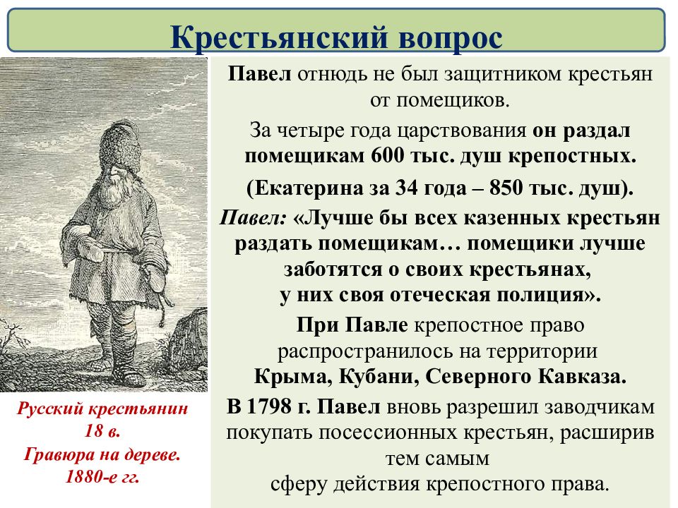 Отнесясь к павлу. Внутренняя политика Павла 1 крестьянский вопрос. Крестьянский вопрос при Павле 1. Павел 1 крестьянский вопрос. Крестьянский вопрос при Павл.