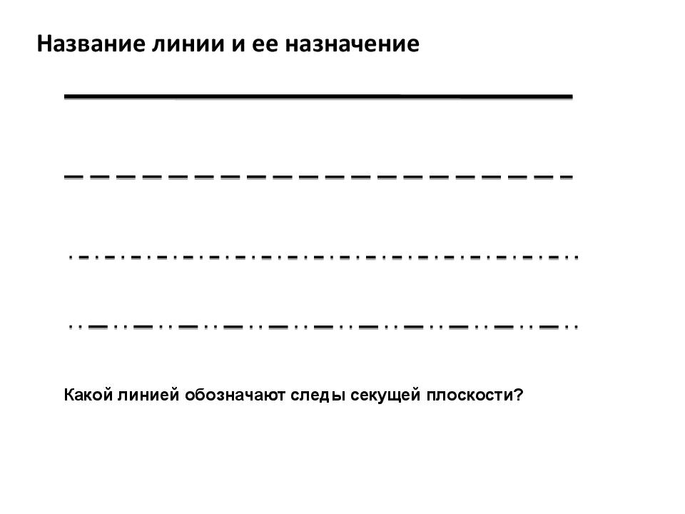 Основные линии чертежа особенности их начертания