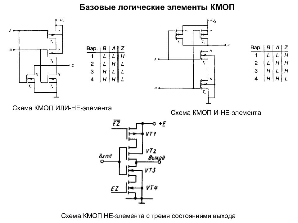 Отказ батарейки кмоп схемы