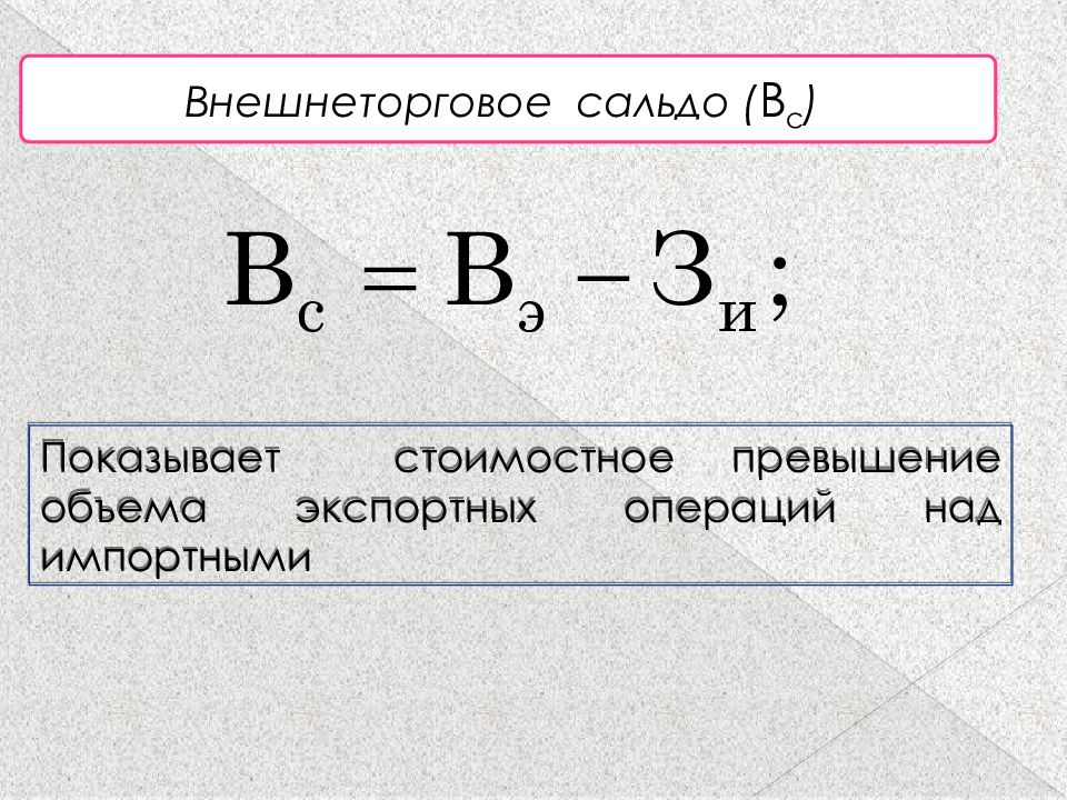 Положительное сальдо что это значит. Внешнеторговое сальдо. Внешнеторговое сальдо формула. Сальдо внешнеторгового баланса. Сальдо баланса внешней торговли.