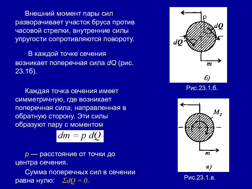 Внутренние моменты. Внешний момент. Момент внешних сил. Продольные и поперечные деформации. Продольная и поперечная сила.