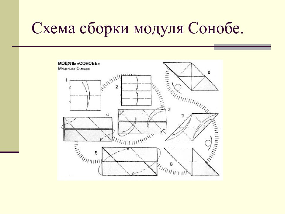 Схема модуль сонобе