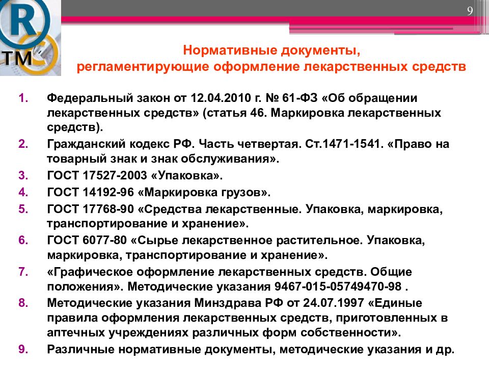 Основные положения и документы регламентирующие фармацевтический анализ презентация