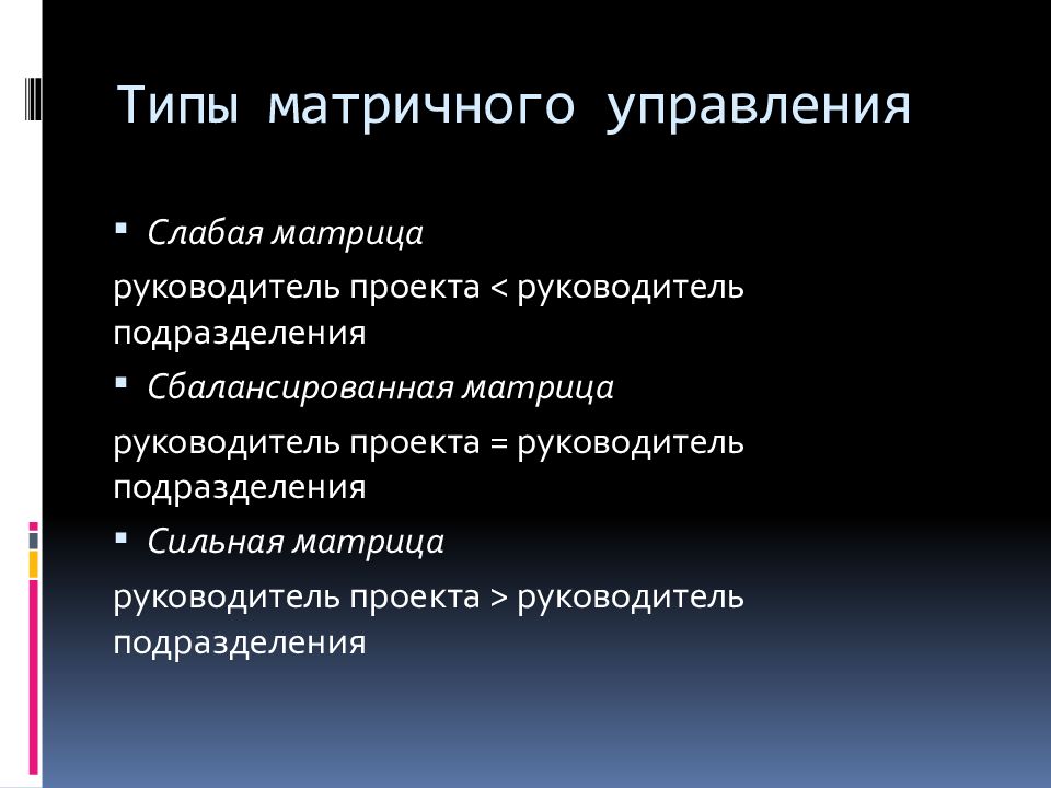 Руководитель проекта в рамках слабой матрицы может называться