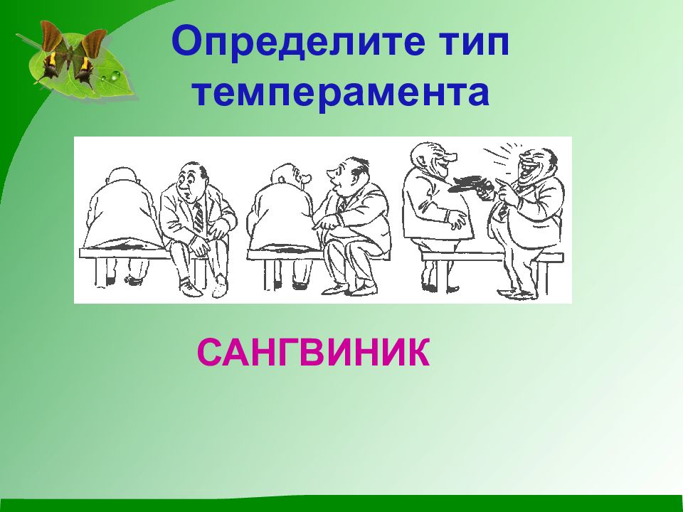 Презентация на тему сангвиник