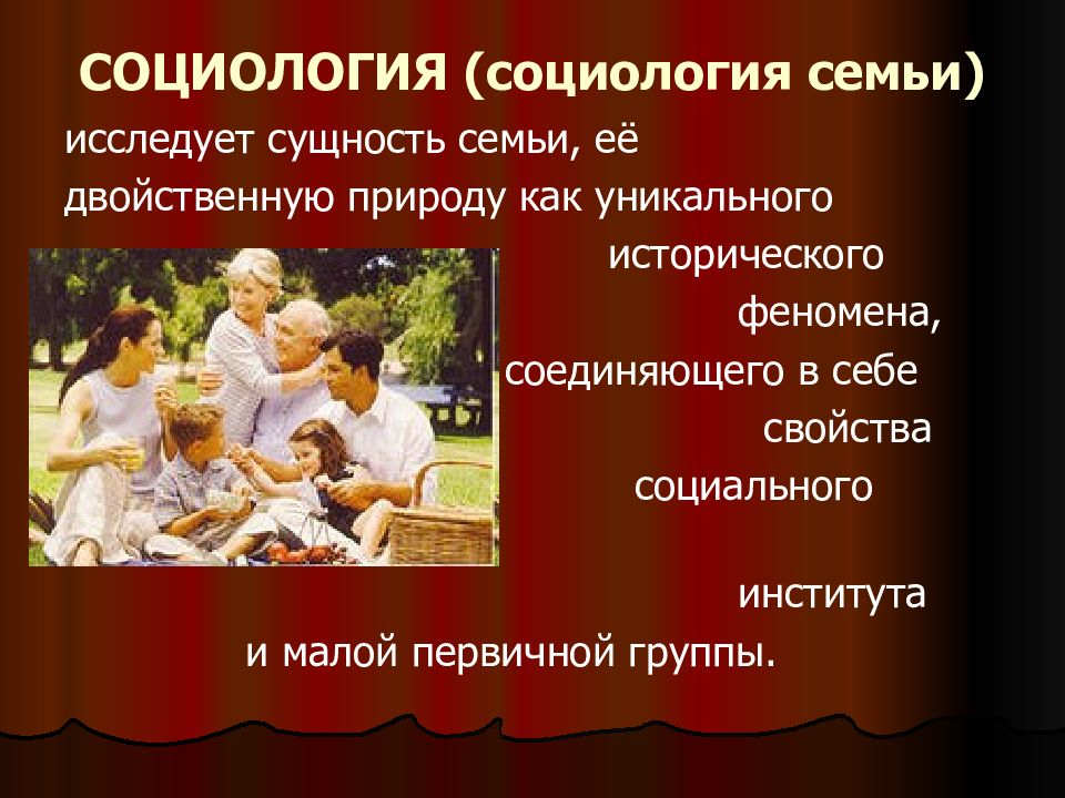 Социология семьи презентация