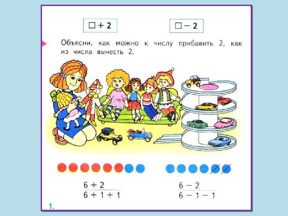 Прибавить и вычесть число 2 Учитель: Григорьева Н. И