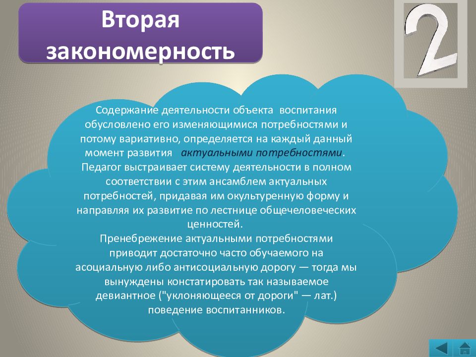 Особенности вторых. Содержание воспитания обусловлено. Социальные мотивы учения в дидактике. Социально обусловленное воспитание. Вариативная Свобода личности.