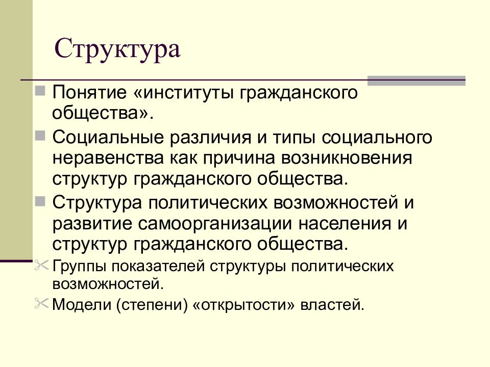 Институты гражданского общества в современной россии проект