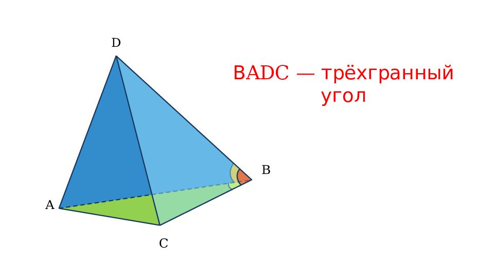 Многогранный угол рисунок