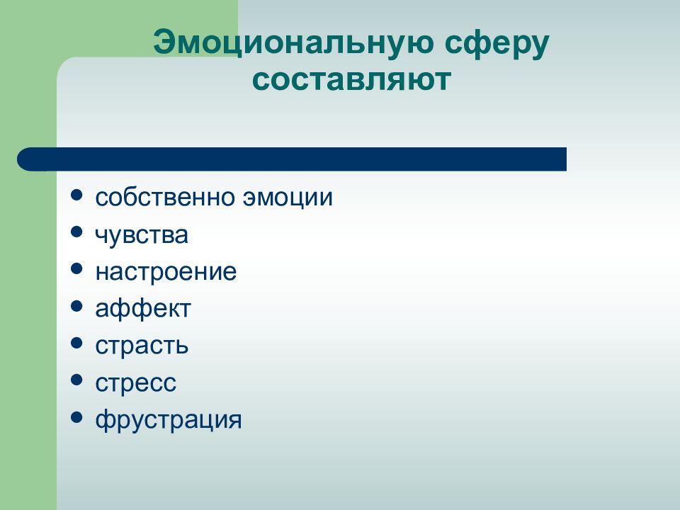 Эмоциональная сфера человека презентация