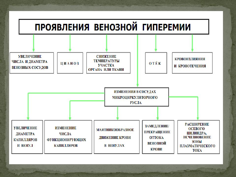 Артериальная гиперемия патофизиология презентация