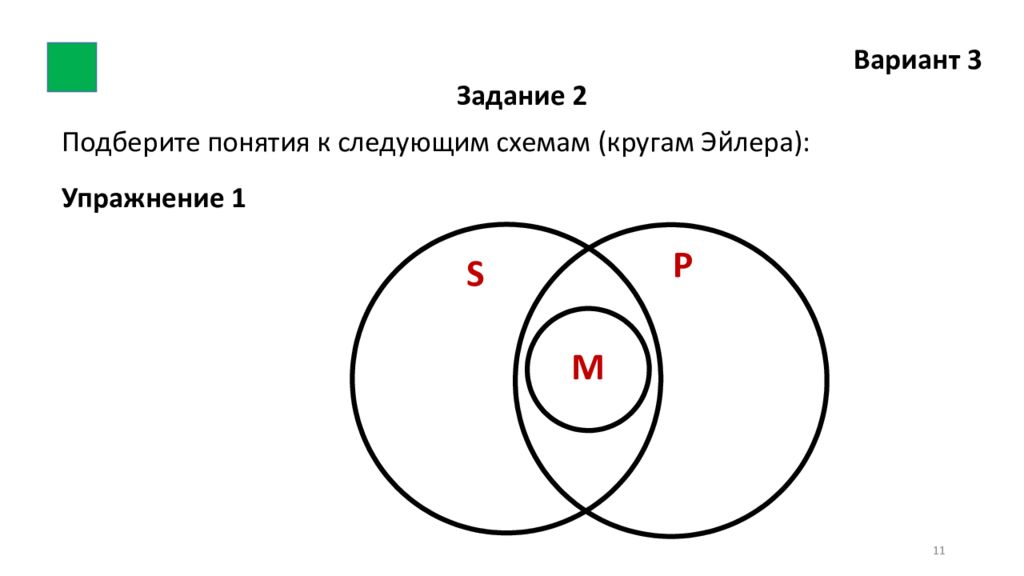 Противоположные события диаграммы эйлера