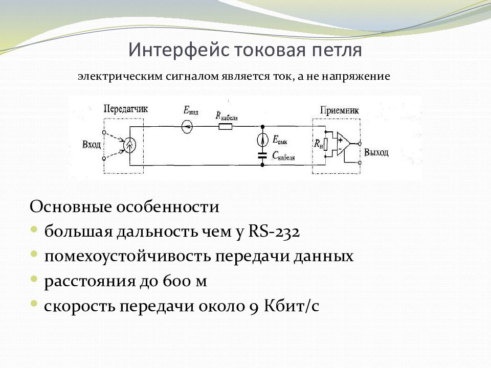 Токовая петля схема