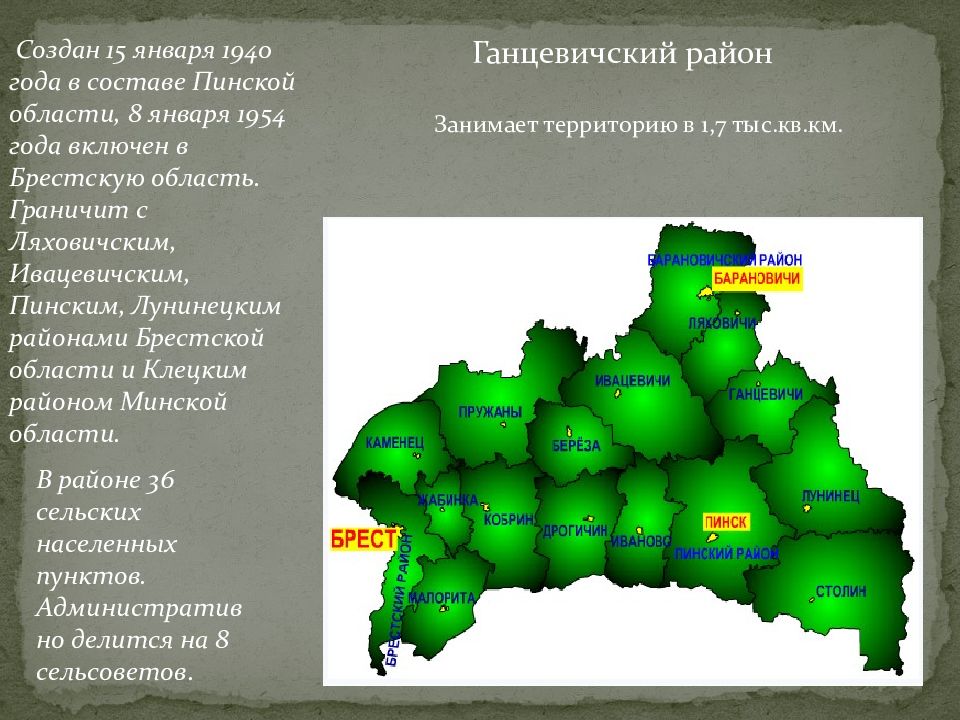 Брестский район презентация