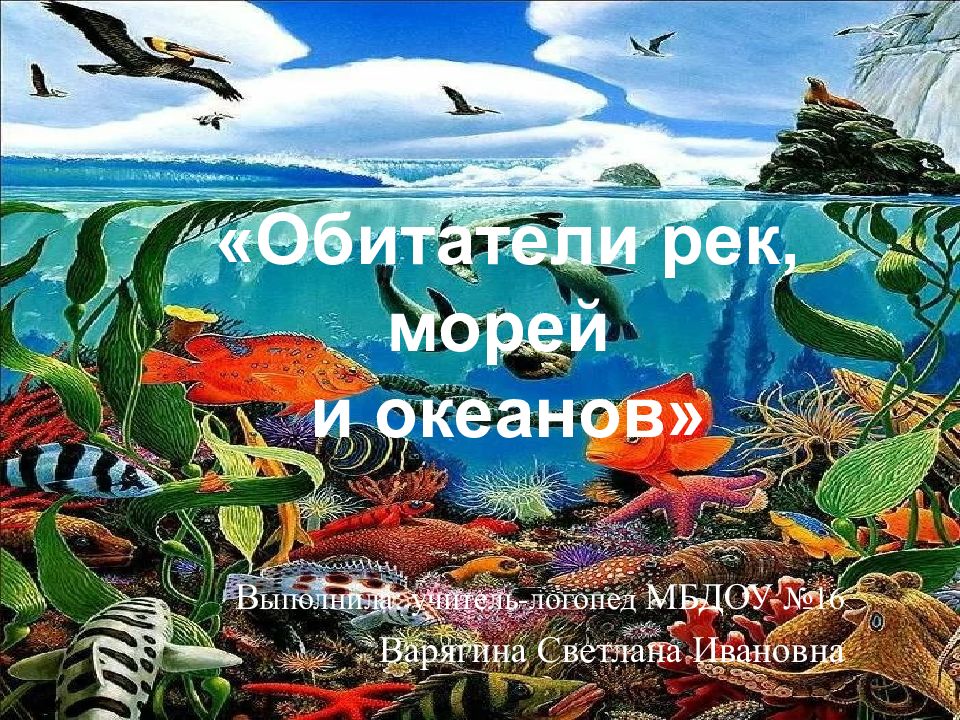 В ыполнила: учитель-логопед МБДОУ №16 Варягина Светлана Ивановна «Обитатели