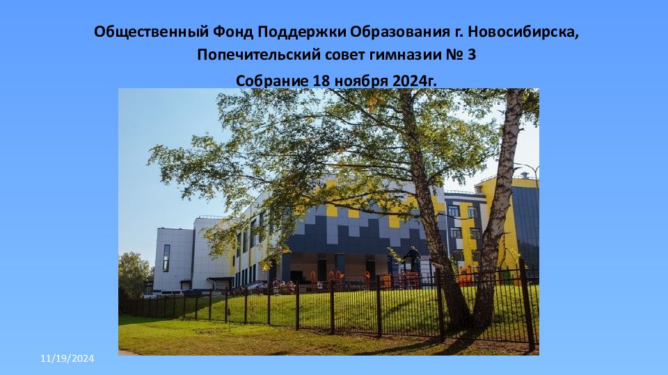 Общественный Фонд Поддержки Образования г. Новосибирска, Попечительский совет