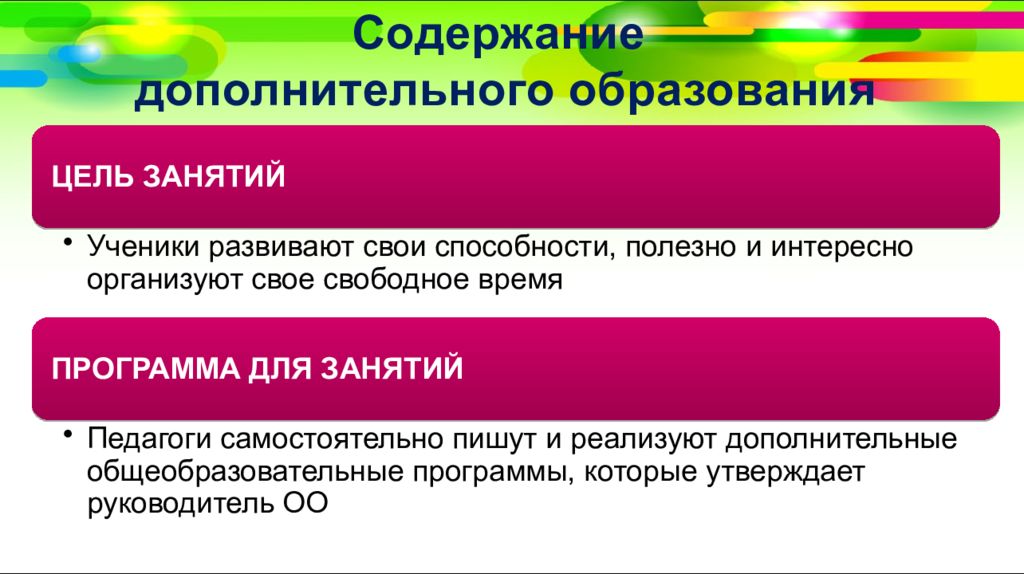 Содержание дополнительного образования детей является. Содержание дополнительного образования. Отличие внеурочки от дополнительного образования в школе. Чем отличается внеурочное занятие от дополнительного образования. Чем отличается доп образование от внеурочной деятельности.