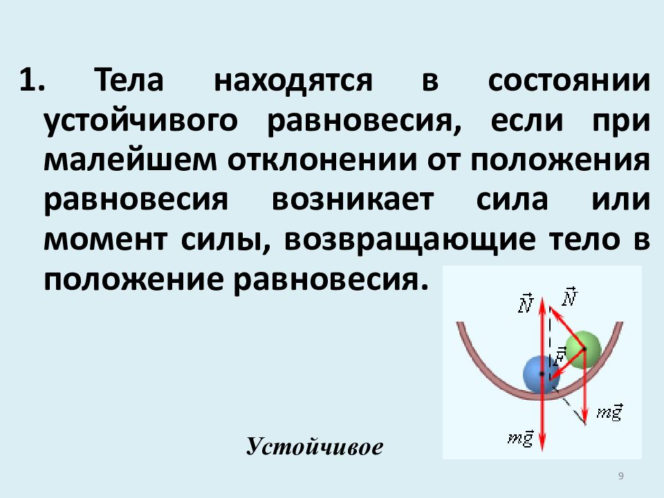 Условия равновесия тел картинки