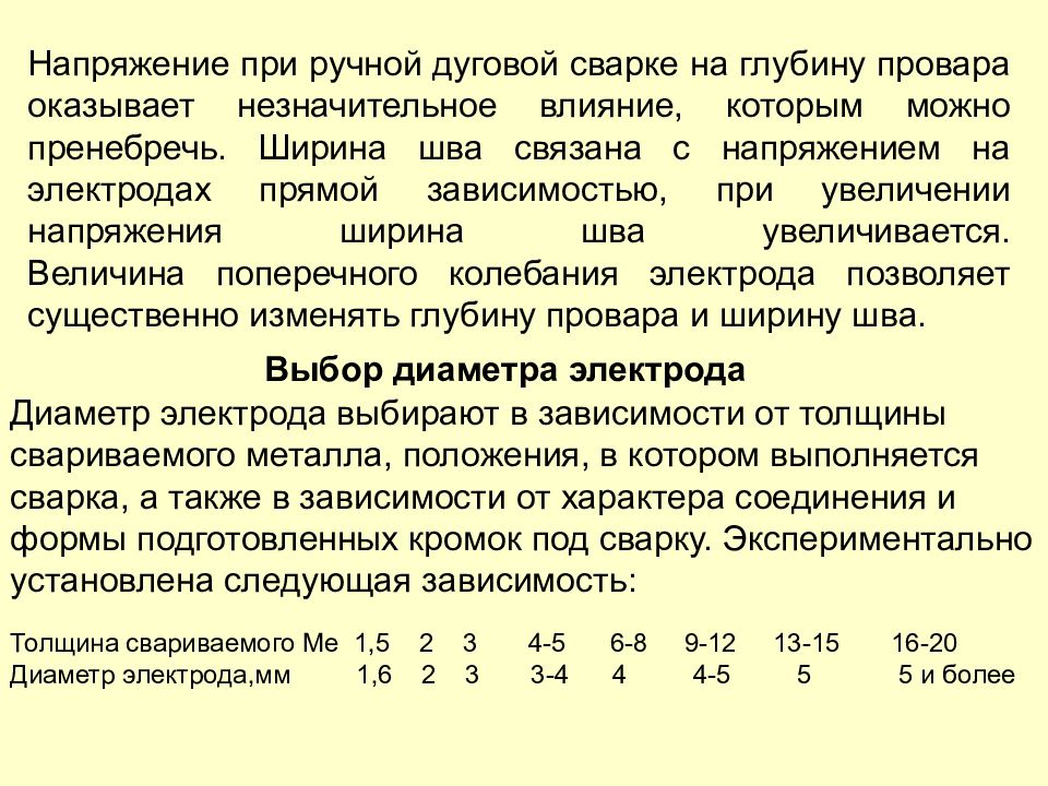 Толщина электрода в зависимости от толщины. Напряжение при сварке электродом. Диаметры электродов для ручной дуговой. Напряжение при ручной дуговой сварке. Диаметр электрода в зависимости от толщины металла.