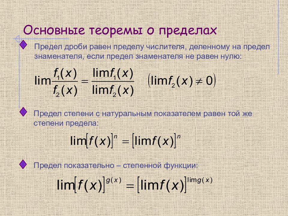 10 класс презентация предел функции в точке