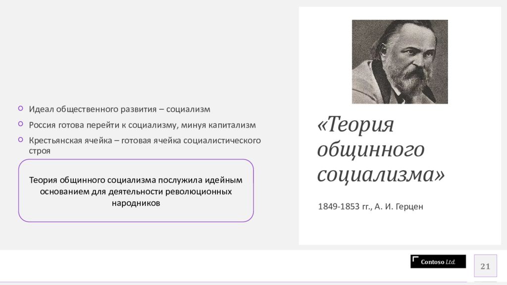 Автор теории общинного социализма. Теория общинного социализма. Теория русского общинного социализма. Общинный социализм Герцена.