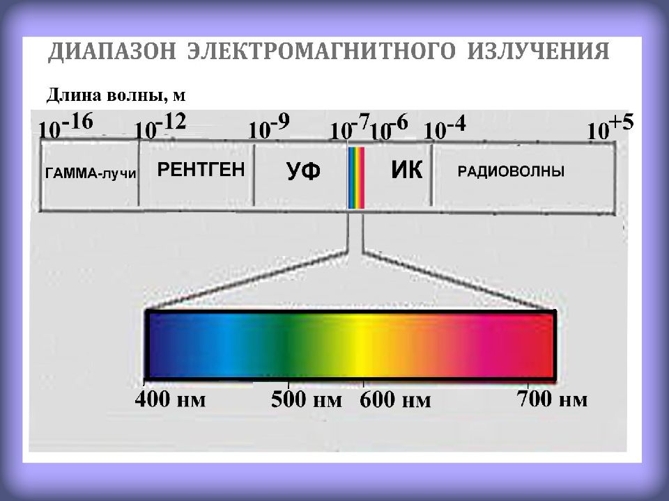 Волны с максимальной частотой это. Диапазоны спектра электромагнитного излучения. Спектр длин волн электромагнитных излучений. Шкала спектра электромагнитного излучения. Диапазоны длин волн электромагнитного спектра.