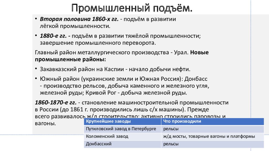 Социально экономическое развитие страны в пореформенный период презентация 9